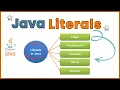 Explanation of Types of Integer Float Char Boolean String Literals in Java in Tamil