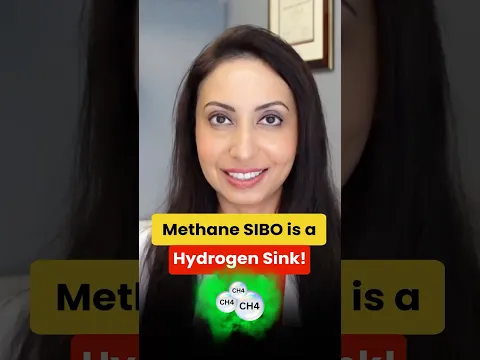 Methane SIBO Is a Hydrogen Sink!  #guthealth #shorts