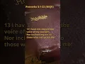 Proverbs 5 1-23 NKJV