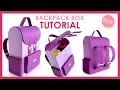 BACKPACK BOX TEMPLATE TUTORIAL