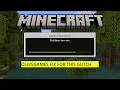 Stuck Building Terrain Minecraft Glitch