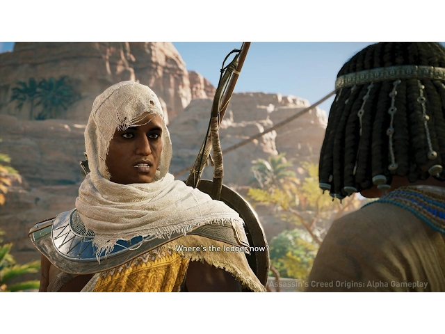 Assassin's Creed Origins: Xbox One X Combat &amp; Quest Exploration Gameplay in 4K - E3 2017
