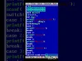 C programming switch case c