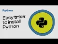 How to Install Python in windows OS Olevel Course in Hindi Python tutorials in Hindi