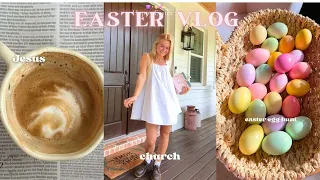 EASTER VLOG - egg hunt church chatty vlog