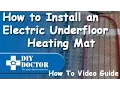 Download Lagu How to install an underfloor heating Devi mat including electrical connections