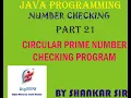 Circular Prime Number Checking Program