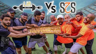 تحدي سحس ضد لفت اند شيت اسرع فريق يخلص بيتزا متر S7S Vs Lift Cheat 