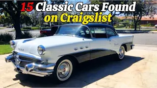 Hidden Gems 25 000 or Less Classic Cars Found on Craigslist for Sale by Owners