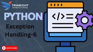 Exception Handling in Python Python Tutorial Chapter 22 - Part 6