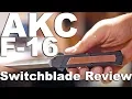 PEW PEW AKC F-16 OTF Automatic Knife Review A fun cheapish switchblade