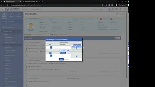 Aeries - Linking Contact phone numbers to the Demographics screen