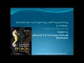 Introduction to Computing Programming in Python Chapter 12