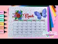 DIY - MARCH CALENDAR