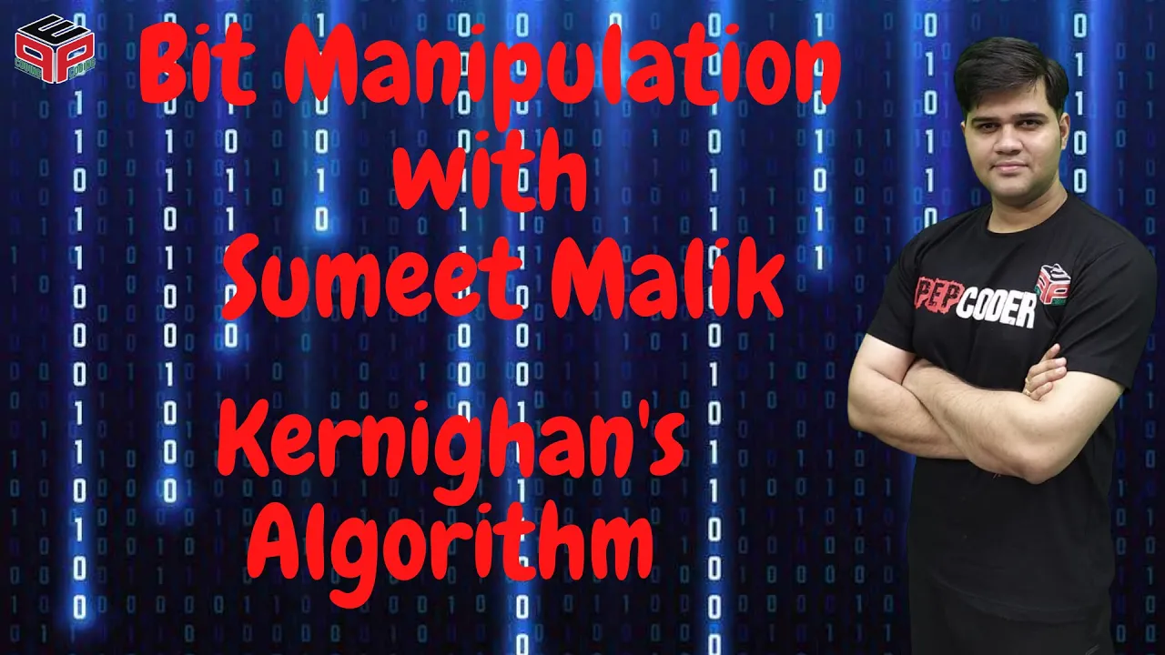 Kernighan's Algorithm | Count Set Bits in an Integer | Bit Manipulation and Competitive Programming - YouTube thumbnail