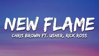 chris brown new flame lyrics ft usher rick ross
