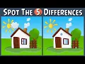 Spot 5 Differences in Your Dream Houses
