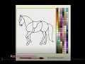 Horse Coloring s And Games For Kids Colouring A Cartoon Horse Colorful Pages Program
