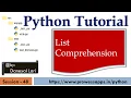 Python Tutorial for Beginners List Comprehension in Python
