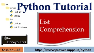 Python Tutorial for Beginners List Comprehension in Python