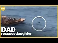 Download Lagu Witnesses stunned at dad's heroic effort to jump overboard to save daughter at sea on Disney cruise