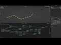 geometry nodes - animated instances on path