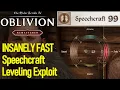 BROKEN FAST Speechcraft XP Farming EXPLOIT Level up Speech INSANELY EASILY in Oblivion Remastered