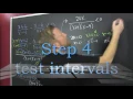 rational inequalities second example