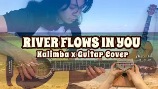 Download RIVER FLOWS IN YOU - KALIMBA x GUITAR COVER (Relaxing Video) MP3