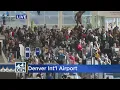 Pikes Peak Shuttle Lot At Denver International Airport Opens On Very Temporary Basis To Handle Large