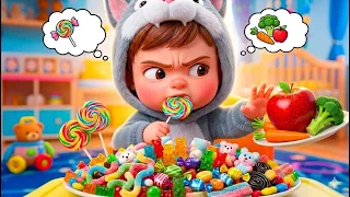 Learn Healthy Habits with Domy: Good Food vs. Unhealthy  Food 🥦🍭