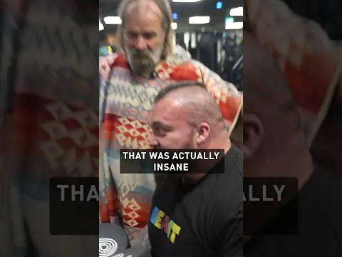 The time I joined @eddiehallwsm in the gym.