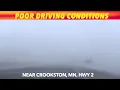 Poor Driving Conditions Across Valley