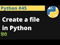 Python Create a file in Python What is file already exist Hindi Jayesh Umre
