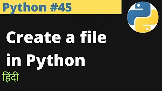 Python Create a file in Python What is file already exist Hindi Jayesh Umre