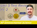 AP Environmental Science Unit 5 pt 2 Review Everything you Need to Know