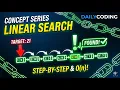 Linear Search Visualization Java Code