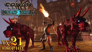 Conan Exiles isle of Siptah Greater Yakith Pets and Getting VoidForge Weapons Gameplay Ep21