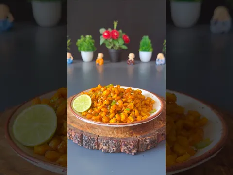 Crispy Corn Chaat Recipe⬇️ #recipe #food