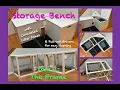 A Clever Way to Hide Litter Boxes Entryway Bench with Storage Part 1