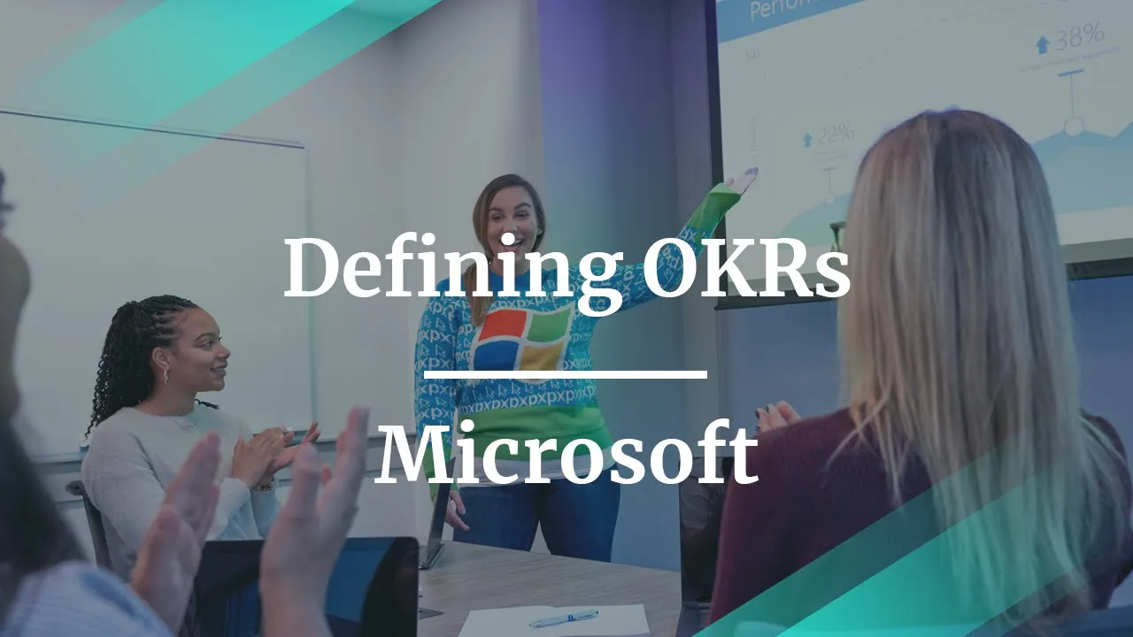 Webinar: Defining OKRs by Microsoft Sr PM, Sinduja Ramanujam - YouTube thumbnail