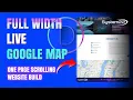 Divi Theme How To Create A FULL WIDTH Live Google Map