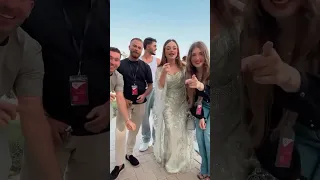 غنا بيسان اغنيه خطيه مع اصدقىها بحغله شرين بيسان اسماعيل اكسبلور 