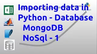 Importing data in python Database Mongodb nosql - 1