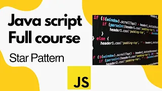JavaScript Tutorial For Beginners Pyramid Star Pattern In JavaScript For Interview