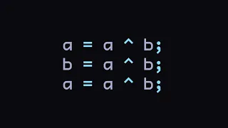 The XOR Swap