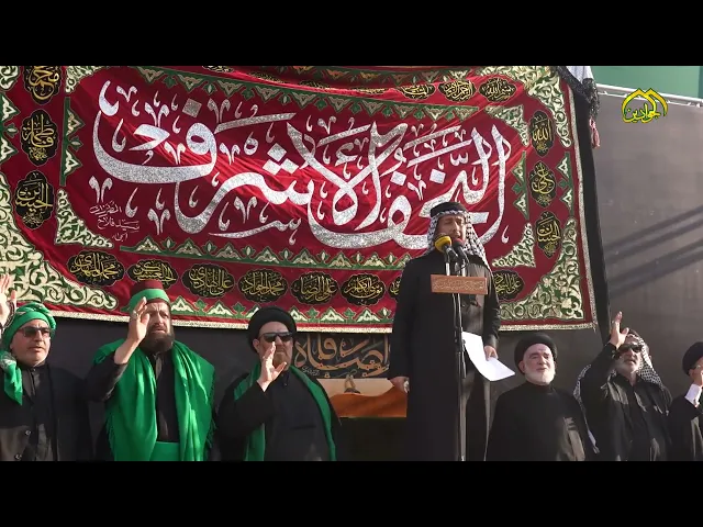 ⁣مواكب النجف الأشرف تُعزِّي الإمامين الكاظمين (ع) بذكرى استشهاد الإمام الصادق (ع)