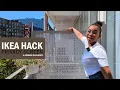 DIY Outdoor Privacy Screen Balcony Apartment IKEA Hack