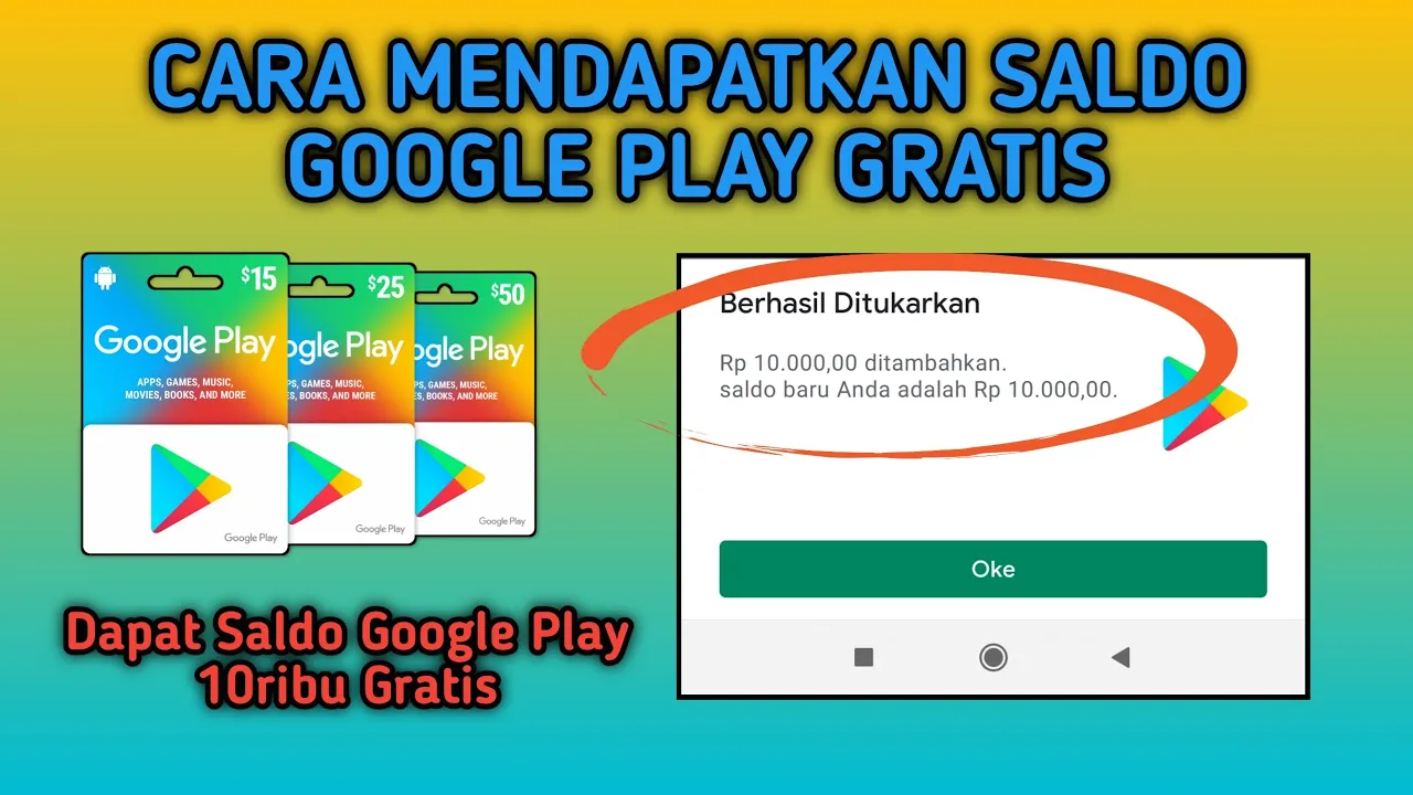 Cara Isi Saldo Google Play Usd Dan Cara Reedem Yang Benar