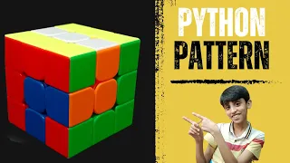 Python Pattern 3x3 Rubik s Cube Pattern Series THE CUBE CORNER